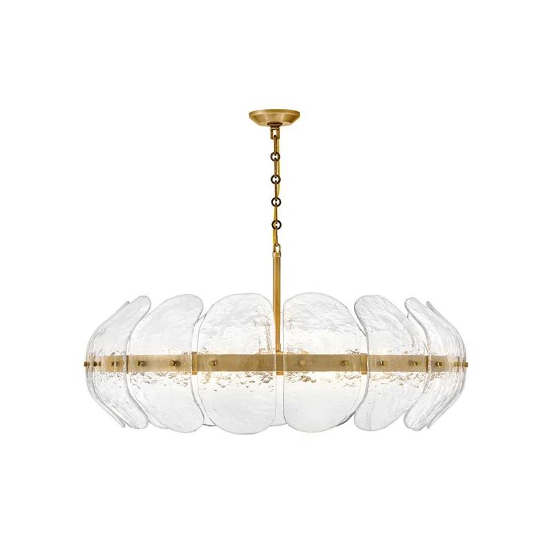 Bascom Drum Chandelier - Brass / 38.5"Dia