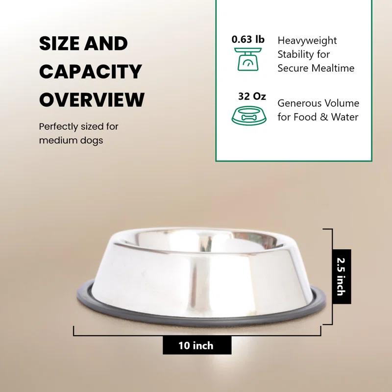 Iconic Pet Anti-Skid Pet Bowl