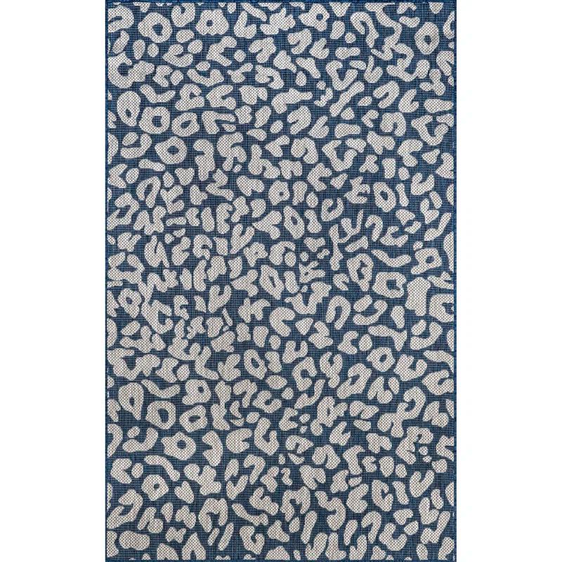 Gracie Oaks Terenia Leopard Indoor/Outdoor Area Rug