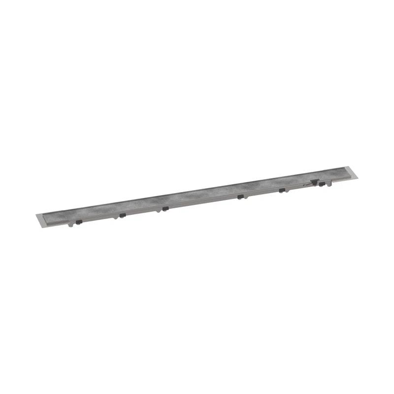 Rain Rock Trim Flex 35 1/4" Linear Grid Shower Drain