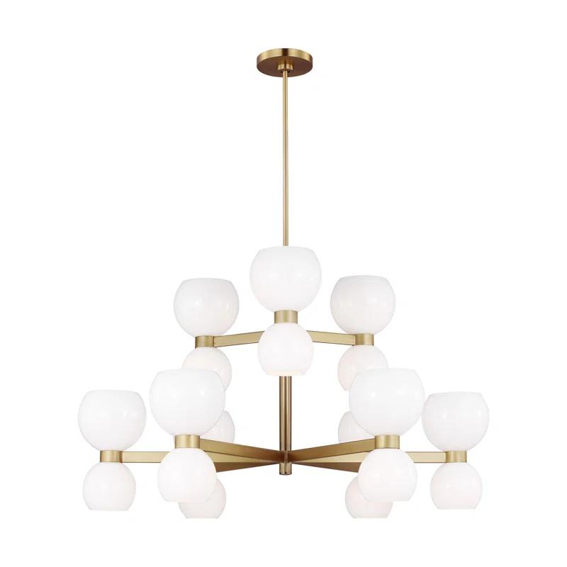 kate spade new york Londyn 18 - Light Dimmable Square / Rectangle Chandelier