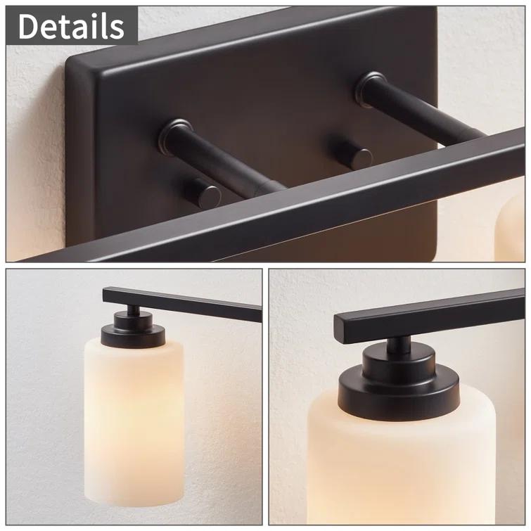 Kawoti Vanity Light With Frosted White Glass