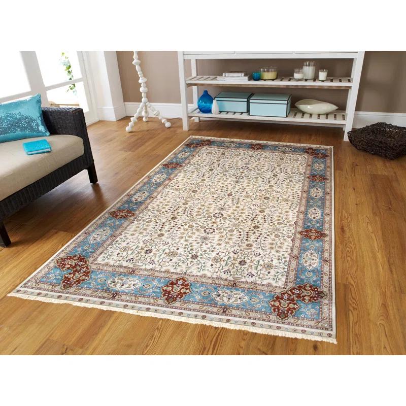 Pasargad Hereke One-of-a-Kind 5' X 8' 2010s Silk Area Rug in