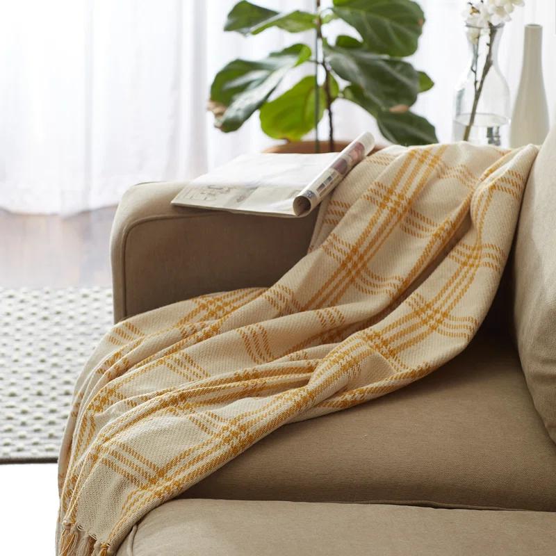 Design Imports Hand Woven Throw Blanket