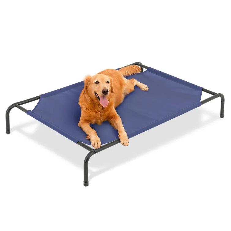 Tucker Murphy Pet™ Cooling Elevated Dog Bed, Portable Raised Pet Cot with Breathable Fabric and Alloy Steel Frame