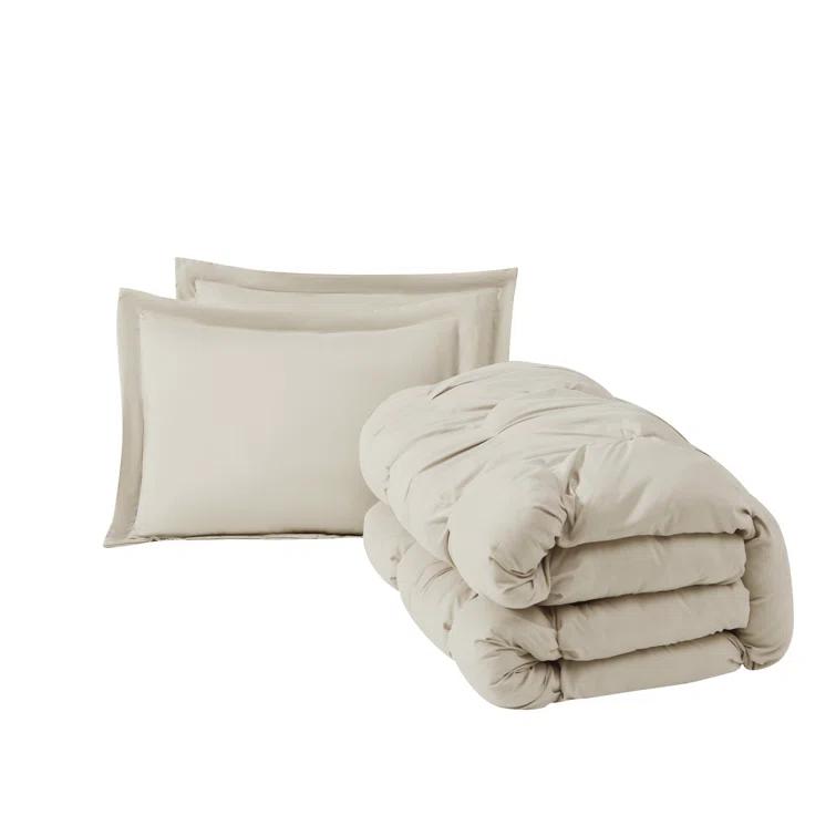 Truly Soft Truly Soft Cloud Puffer Comforter Set – Overfilled, Soft Microfiber