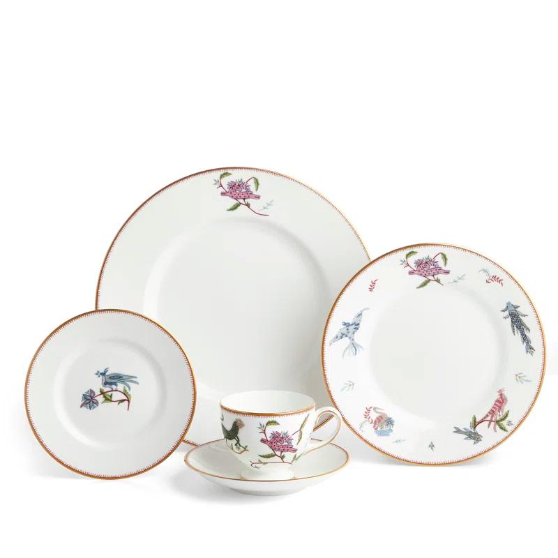 Wedgwood Kit Kemp Mythical Creatures 5 Piece Bone China Place Setting Set, Service for 1 | Wayfair