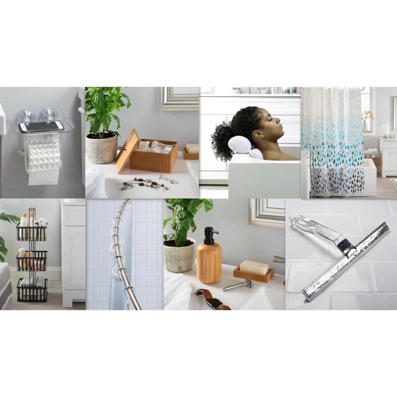 Bath Bliss Bath Bliss Metal Toilet Brush And Holder