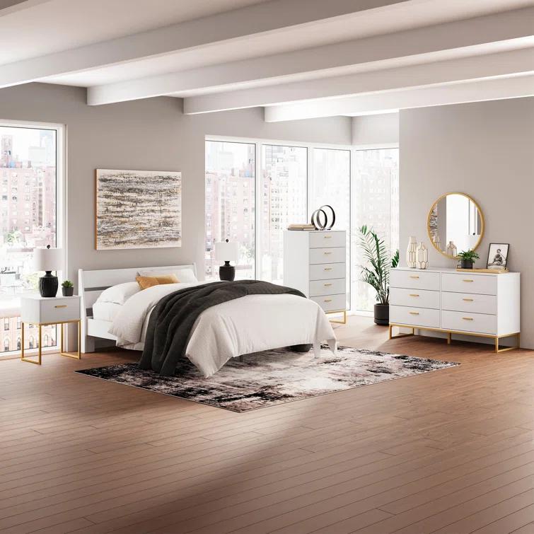 Latitude Run® Bosnjak 59.02'' W 6 - Drawer Dresser