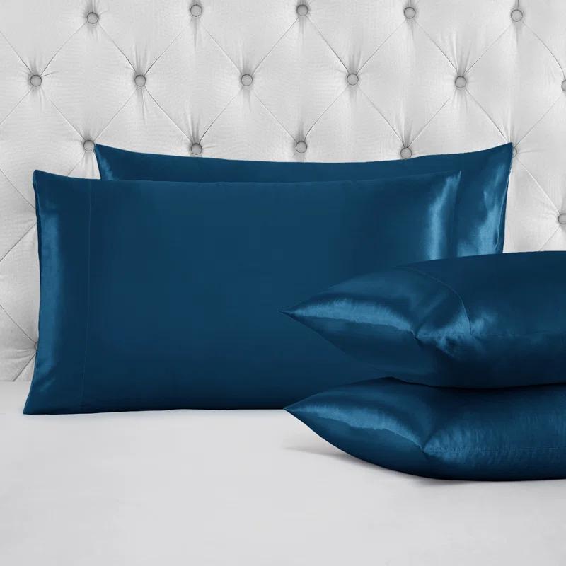 Juicy Couture Juicy Couture Silky Satin Pillows Case Sets with Envelope Closure (Set of 2)