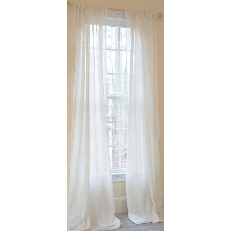 Pompeia Synthetic Sheer Curtain Panel