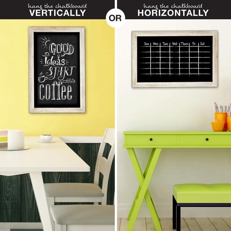Excello Global Products Wall Mounted Magnetic Chalkboard, 30" x 20" & Reviews | Wayfair