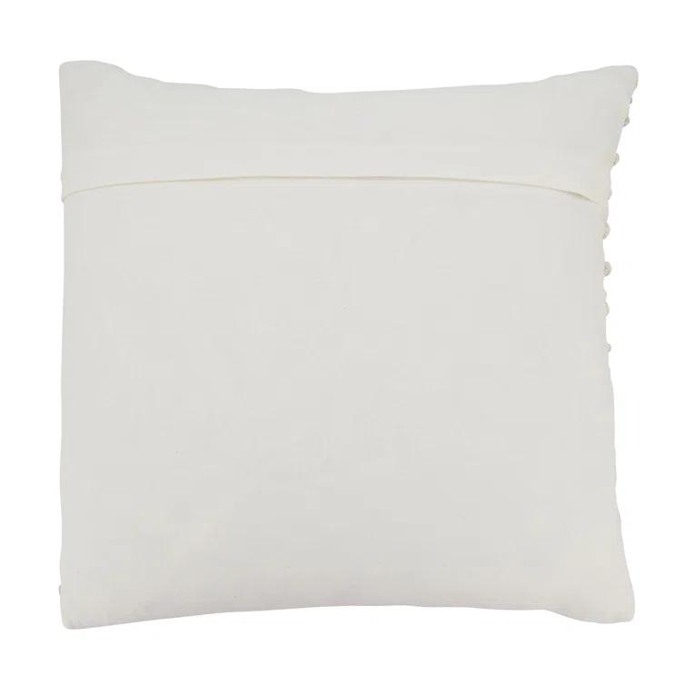 Saro Kavya Collection Striped Cotton Pillow Cover