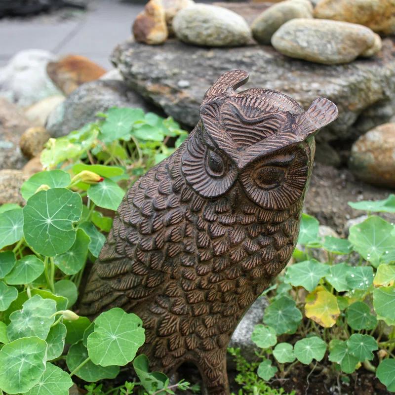 Millwood Pines Shaeffer Bird Metal Garden Statue