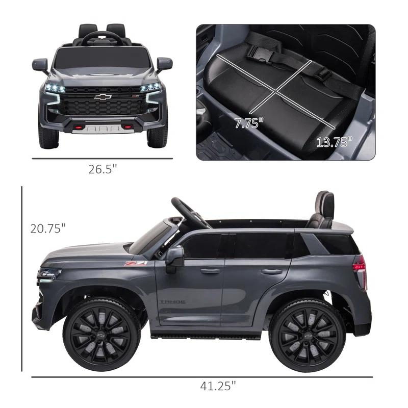 Aosom Aosom 12 Volt 1 Seater All-Terrain Vehicles Battery Powered Ride On with Remote Control