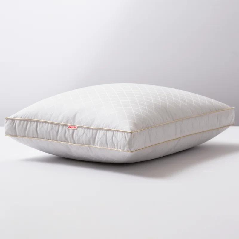 Allied Home Diamond Luxe Down Alternative Medium Pillow with Gusset