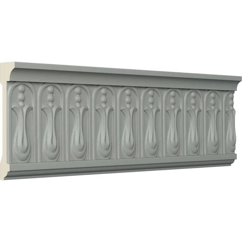 Ekena Millwork 6 1/4"H x 1 1/2"P x 94 1/2"L Odessa Chair Rail Moulding (Set of 2)