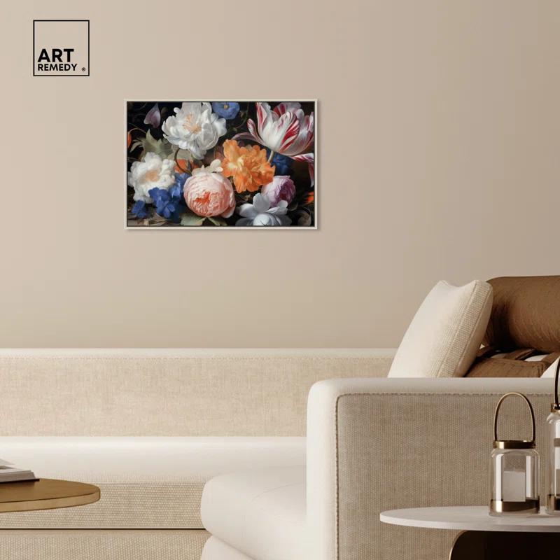 Art Remedy Floral Of Gentle Elegance Elegant Floral Wall Art by Art Remedy