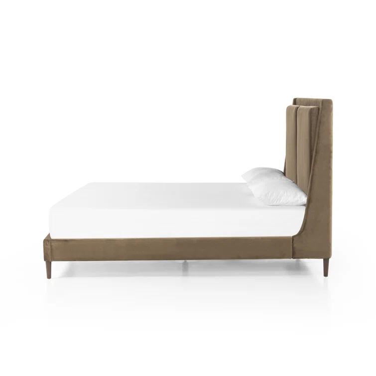 Rexford Platform Bed - Cream / Queen
