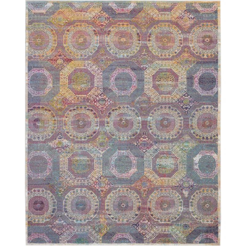 Bungalow Rose Raymond Moroccan Multicolor Transitional Area Rug
