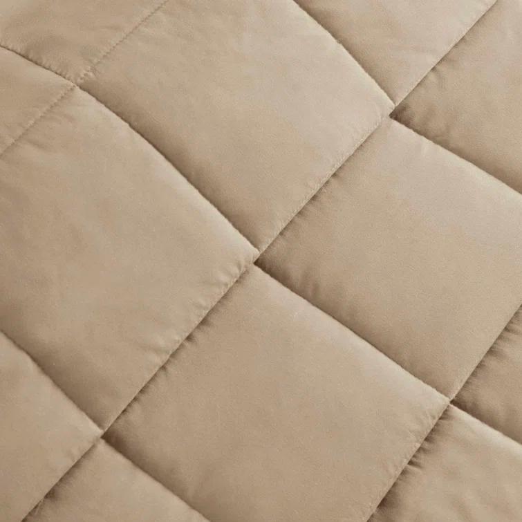 Madison Park Lightweight Down Alternative Blanket with Satin Trim