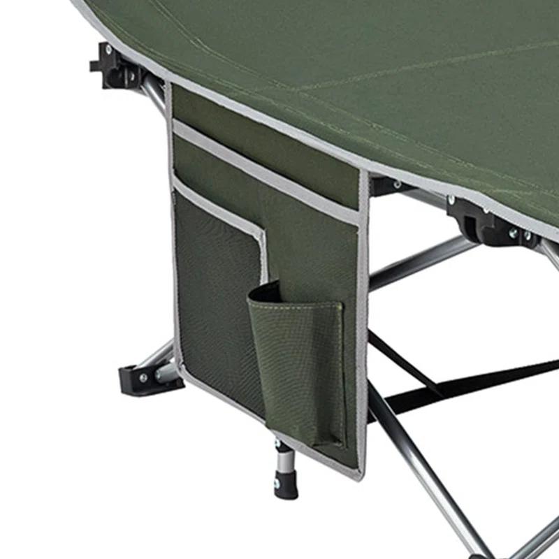 Kingcamp KingCamp Folding Portable Outdoor Camping Cot w/ Multi Layer Side Pocket