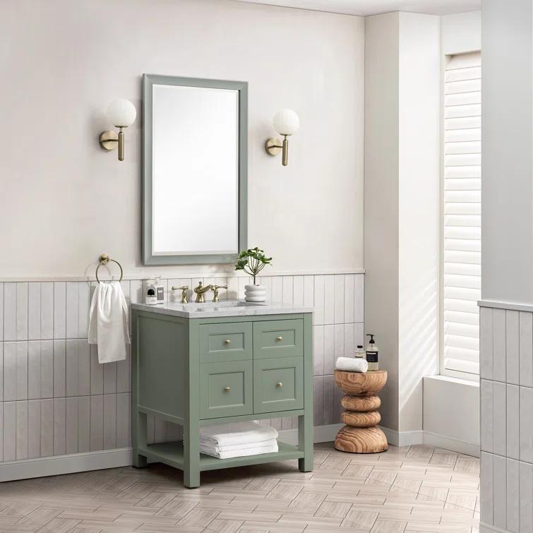 James Martin Vanities Breckenridge 30'' Single Bathroom Vanity with Top