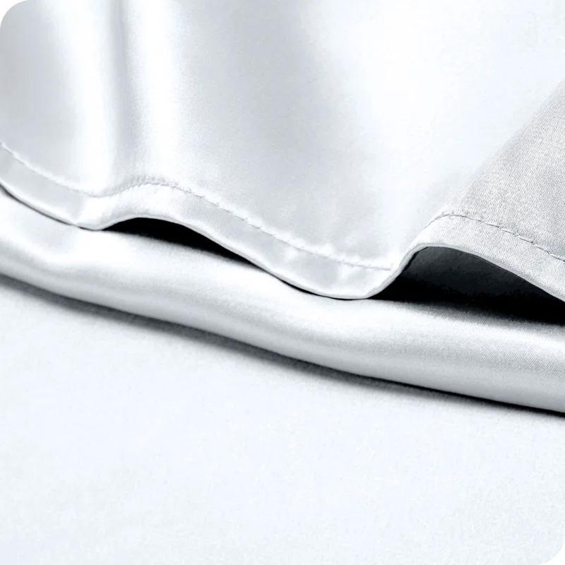 Bare Home Soft Poly Satin Pillowcase Set