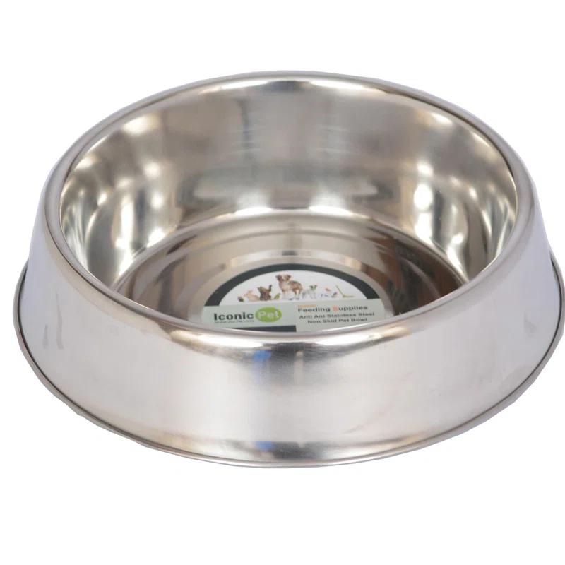 Iconic Pet Anti Ant Non-Skid Pet Bowl (2 Bowls) (Set of 2)