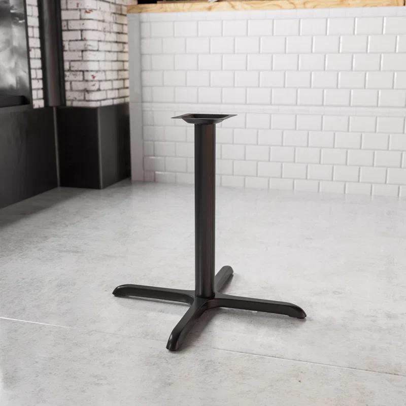 Flash Furniture Beverly Restaurant Table X-Base with 3" Dia. Table Height Column