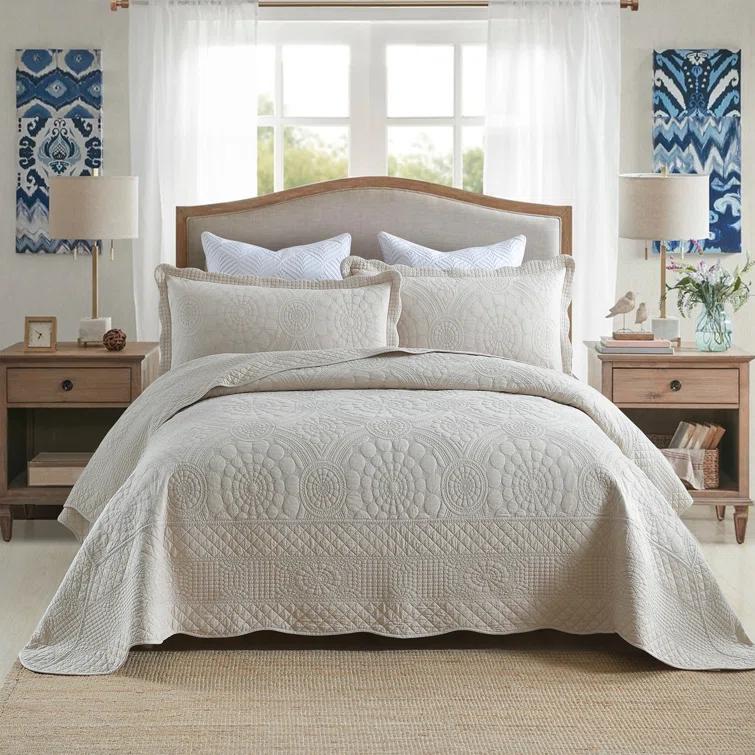 MarCielo Tfshasta Cotton Twill Patchwork Quilt Set