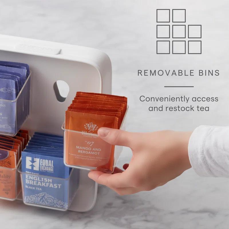 YouCopia TeaStand Tea Bag Organizer, 120-Bag Capacity