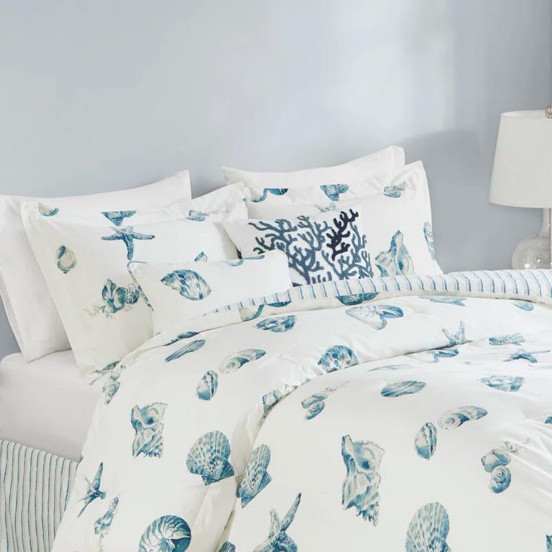 Harbor House Beach House Reversible Coastal Cotton Twill Comforter Set