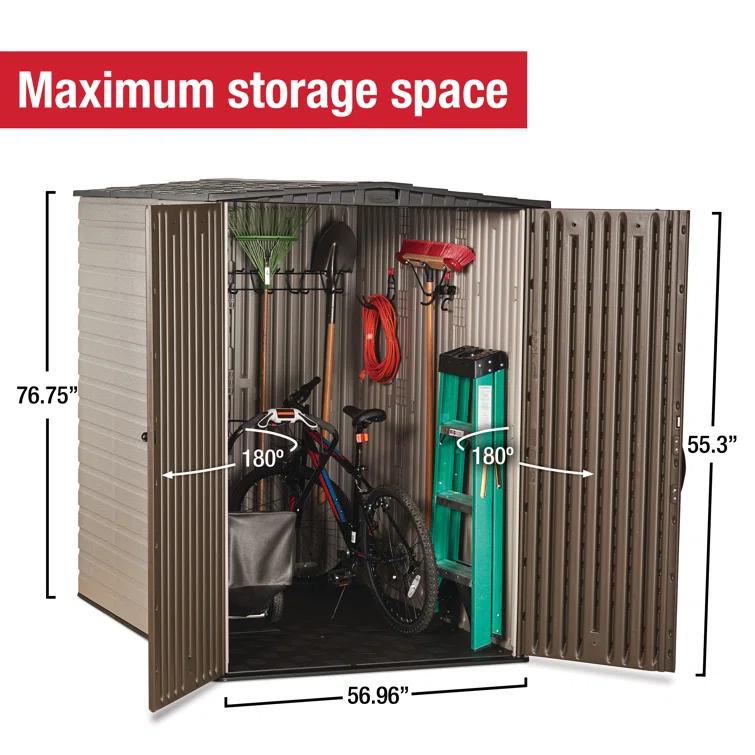 Rubbermaid Rubbermaid Big Max 5 ft. x 6 ft. Vertical Shed