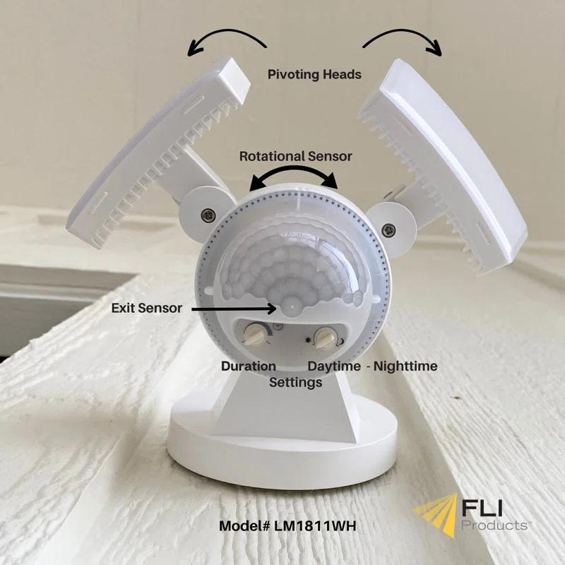IQ America LED Outdoor Security Accent with Motion Sensor