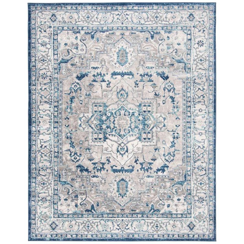 Kelly Clarkson Home Camila Light Gray/Blue Oriental Rug