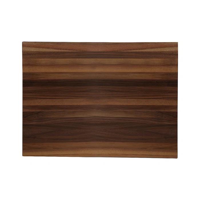 CONSDAN CONSDAN Cutting Board, Prefinished Butcher Block Cutting Board Solid Walnut Edge Grain Cutting Board