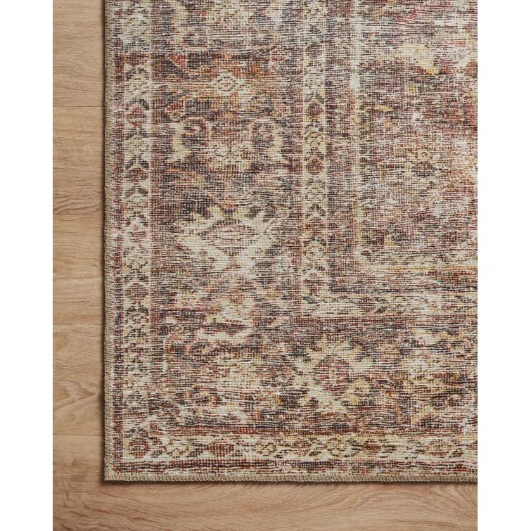 Georgie Oriental Bordeaux/Antique Area Rug