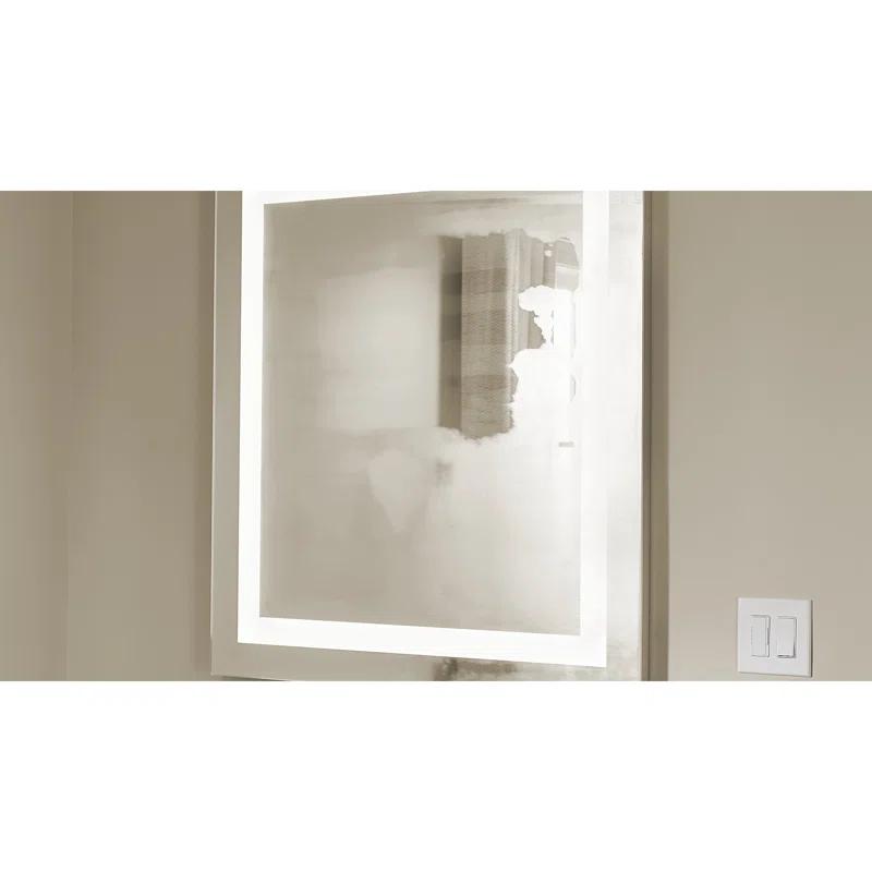 Robern Vitality Lighted Mirror Collection Modern & Contemporary Frameless Lighted Bathroom / Vanity Mirror