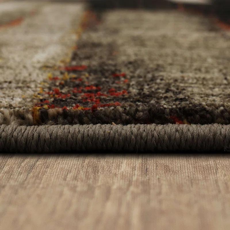 Karastan Black/Gray Area Rug