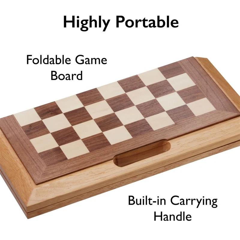 Phantoscope Classics Dutchman 3-In-1 Combo Folding Board Game Set