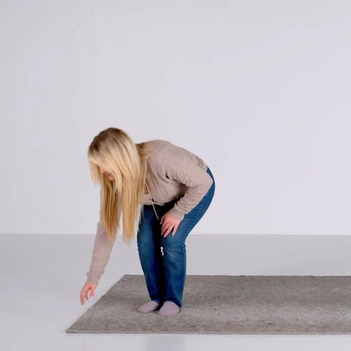 Mohawk 2'5"x8' Runner Premium Dual Surface Rug Pad Natural: Skid-Resistant, Gray, Rectangle, Polyester
