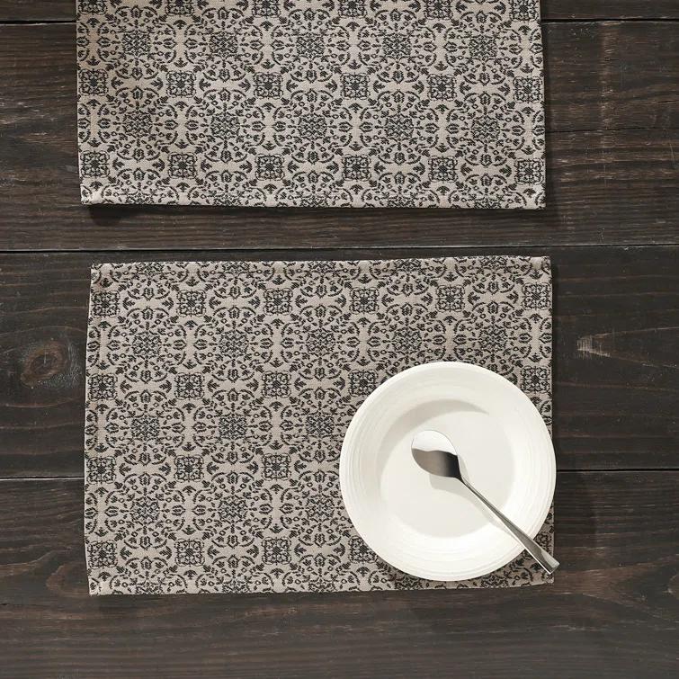 VHC Brands Custom House Geometric Rectangle Placemat (Set of 2)