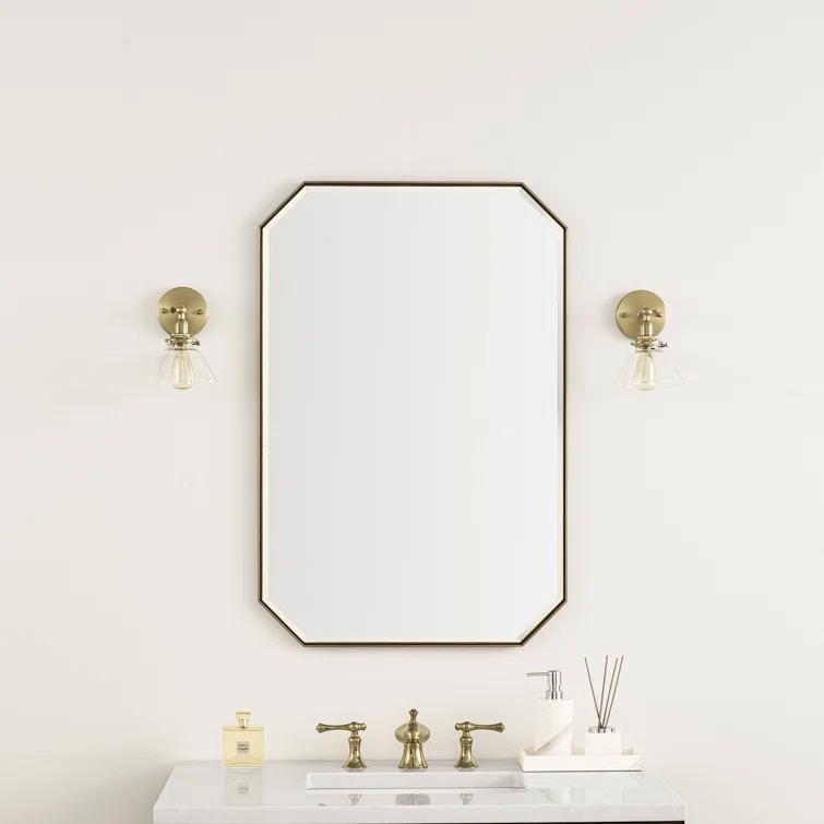 James Martin Vanities Rohe Metal Flat Wall Mirror