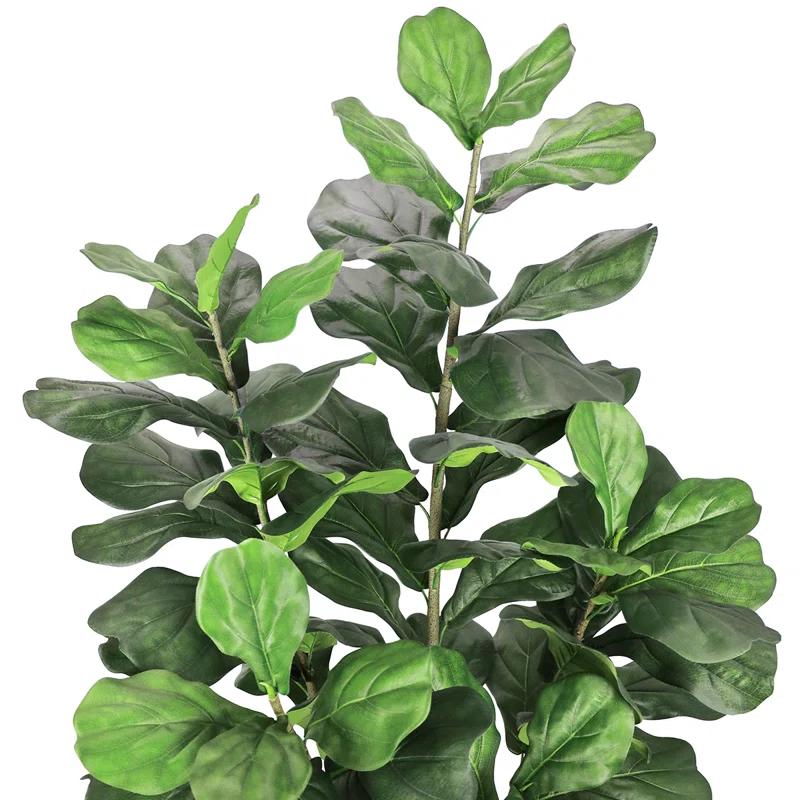 Faux Fiddle Leaf Fig Plant in Pot
