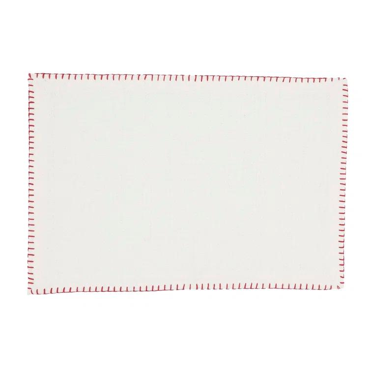 Saro Ivara Cotton Rectangle Placemat (Set of 12)