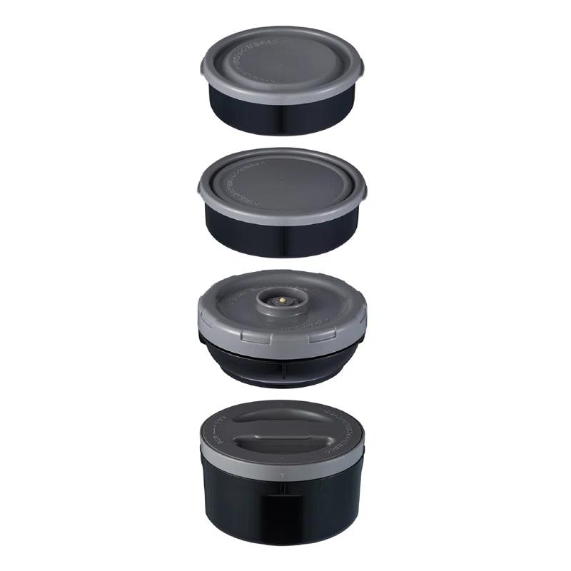 Zojirushi Mr. Bento® Stainless Steel 4 Container Food Storage Set