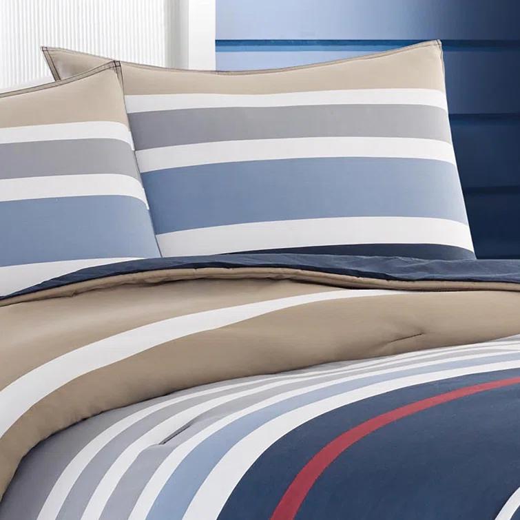 Nautica Bradford Cotton Navy Duvet Cover Set & Reviews | Wayfair