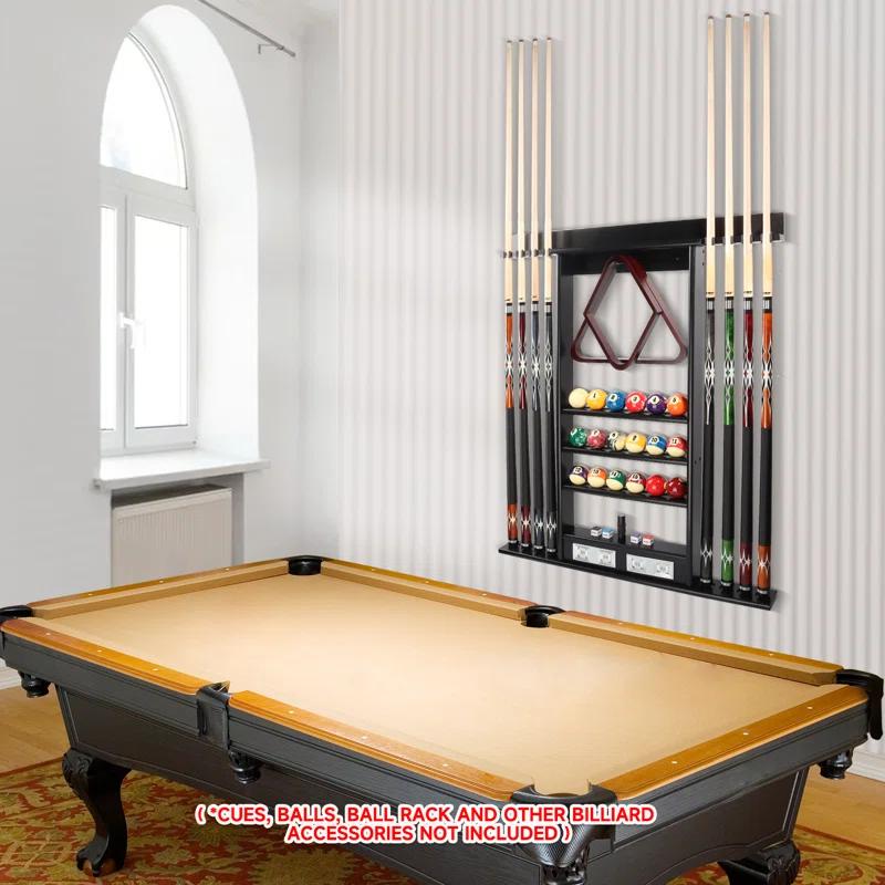 GSE Games & Sports Expert GSE Games & Sports Expert Wood Pool Cue Rack