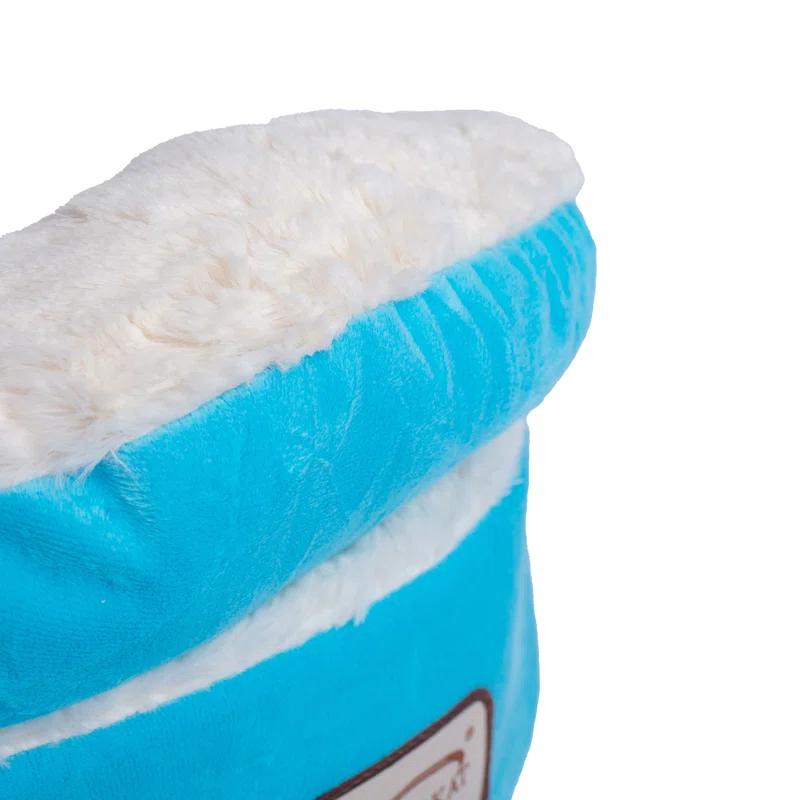 Armarkat Cat Bed Velvet Bolster Pet Bed